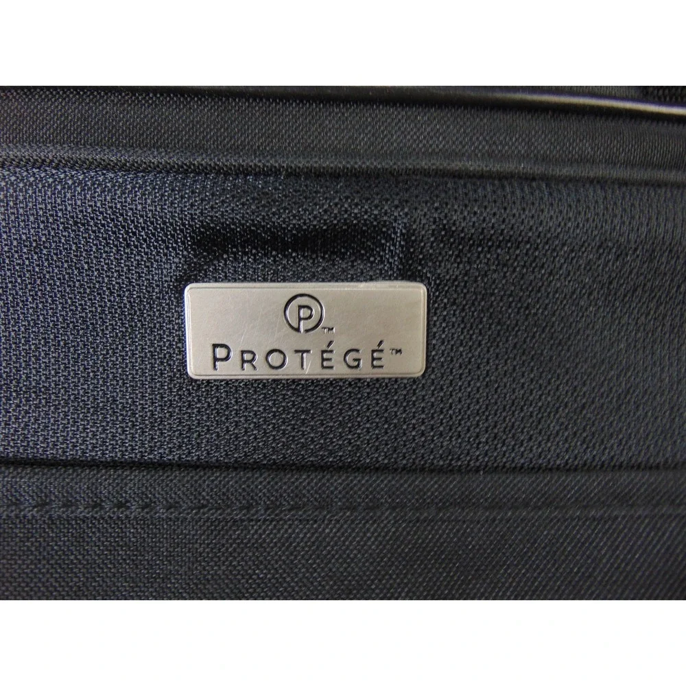 Protege Rolling Underseat Bag Mens Black Solid Travel Carry On Luggage 7117010